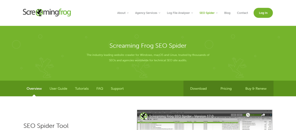 Screaming Frog SEO Spider